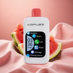 AirFuze Smart 30000 Puffs Disposable Vape Wassermelone-Eis mit Touchscreen, Typ-C, 5% Nikotin