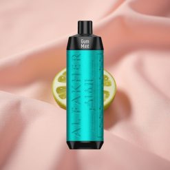 Al Fakher Crown Bar 8000 Crystal Wegwerf-Vape Kaugummi-Minze mit 18ml Liquid & USB-C