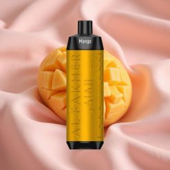 Al Fakher Crown Bar 8000 Crystal Wegwerf-Vape Mango-Eis mit 600mAh Akku, USB-C, 18ml, 5mg Nikotin