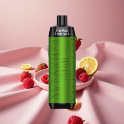 Al Fakher Crown Bar 8000 Crystal Wegwerf-Vape mit 18ml E-Liquid, 5mg Nikotin, 0,6 Ohm, USB-C, 600mAh, Blau-Razz Zitronenlimonade