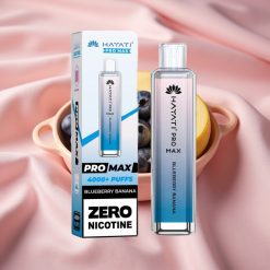 Hayati Pro Max 4000 Puffs Wegwerf-Vape Blaubeere-Banane mit 1400mAh Akku & Dual-Mesh-Coil