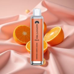 Hayati Pro Max 4000 Puffs Wegwerf-Vape Felsbonbon-Orange mit 1400mAh Akku & Dual Mesh Coil