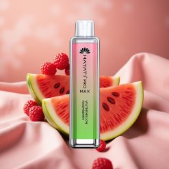 Hayati Pro Max 4000 Puffs Wegwerf-Vape Wassermelone Himbeere mit 1400mAh Akku & LED