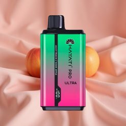 Hayati Pro Ultra 15000 Puffs 850mAh 2×12ml 2% 49 Aromen Sauerapfel Saftiger Pfirsich