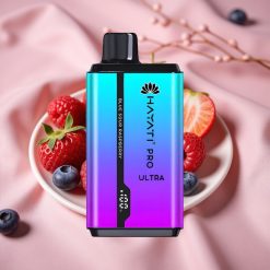 Hayati Pro Ultra 15000 Puffs 850mAh 2×12ml 2% Blaubeere Erdbeere Minze Himbeere Minze 49 Aromen