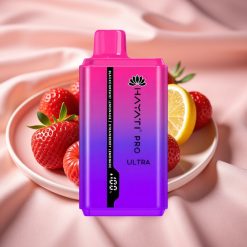 Hayati Pro Ultra 15000 Puffs Schwarzjohannisbeere Zitronenlimonade Erdbeer Zitronenlimonade 2×12ml 2% 49 Aromen
