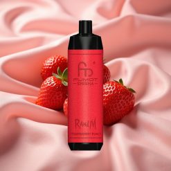 RandM Fumot Shisha 10000 Züge LED Typ-C 18ml Erdbeer-Punch 0,5% Nikotin