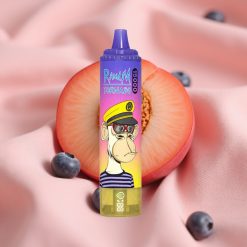 RandM Fumot Tornado 15000 Puffs 25ml 850mAh Mesh Coil Pfirsich-Heidelbeer-Bonbon