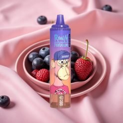 RandM Fumot Tornado 15000 Puffs 25ml 850mAh Mesh Coil Typ-C LCD Heidelbeere Kirsche Cranberry