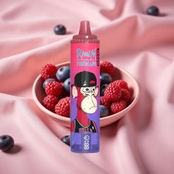 RandM Fumot Tornado 15000 Puffs 25ml 850mAh Typ-C LCD Bluesaur Himbeere