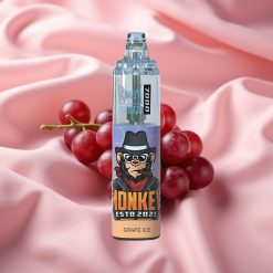 RandM Fumot Tornado 7000 Puffs Wechselbarer Vape Trauben Eis mit Mesh Coil, 14 ML E-Liquid, 850 MAH, Typ-C, RGB, Luftregelung, 0-5% Nikotin