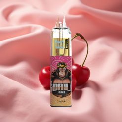 RandM Fumot Tornado 7000 Puffs Wegwerf-Vape Kirsche mit 14 ML E-Liquid, 850 MAH, Mesh Coil, Typ-C, RGB, Luftregelung