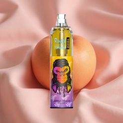 RandM Fumot Tornado 7000 Wegwerf-Vape Apfel Pfirsich Birne mit 14 ML E-Liquid, 850 MAH, Mesh Coil, Typ-C, RGB, Luftregulierung