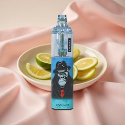 RandM Fumot Tornado 7000 Wegwerf-Vape Kühle Minze, 14 ML, 850 MAH, Mesh Coil, Typ-C, RGB, Luftregelung