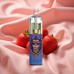 RandM Fumot Tornado 7000 Züge 14ML 850MAH Mesh Coil Typ-C RGB Luftregelung Erdbeer Red Bull
