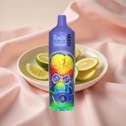 RandM Tornado 9000 Puffs 850 mAh 18 mL Mesh Coil RGB Display 54 Sorten Kühle Minze