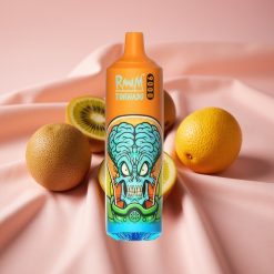 RandM Tornado 9000 Puffs Wiederaufladbar 850 mAh 18 mL Mesh Coil RGB Display Kiwi Passionsfrucht Guave