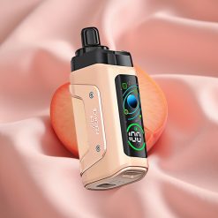 Razz Bar 45000 Puffs Einweg-Vape Saftiger Pfirsich Eis mit 1,0 Ohm Mesh Coil & Typ-C