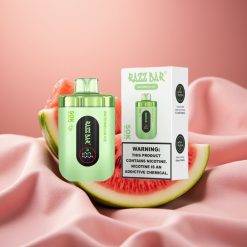 Razz Bar 50K Puffs Disposable Vape Wassermelone Eis mit 1,0 Ohm Mesh Coil & 650 mAh Akku
