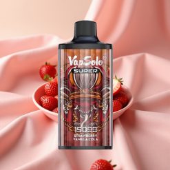 Vapsolo Super 15000 Puffs Erdbeer Vanille Cola 40ml 850mAh Typ-C