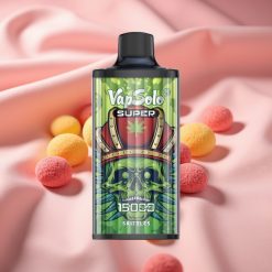 Vapsolo Super 15000 Puffs Wegwerf-Vape Skittles 40ml 850mAh Typ-C