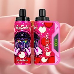 VapSolo VIKING 12000 Puffs Wegwerf-Vape Rote Apfel Eis mit 22ml E-Liquid & Type-C
