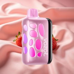 VOZOL RAVE 40000 Wegwerf-Vape Erdbeer-Eis mit 1000mAh Akku & Beat-Sync Party-Modus