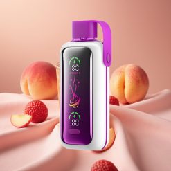 VOZOL Star 20000 Puffs HD Spiegeldisplay Dual Mesh 650mAh Juice Pfirsich Eis