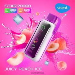 Vozol Vape Schweiz saftiges Pfirsicheis LZ88TX10 VOZOL STAR 20000