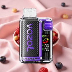 VOZOL Vista 20000 Puffs wiederverwendbares Kit mit Mischbeeren-Geschmack, OLED-Display, 650mAh Akku, 2% Nikotin