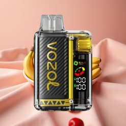 VOZOL Vista 20000 Züge wiederverwendbares Kit mit Drachenfrucht-Banane-Kirsche, OLED Display, 650mAh, 2% Nikotin