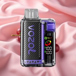 VOZOL Vista 20000 Züge wiederverwendbares Kit mit OLED-Display, 650mAh Akku, 2% Nikotin, Trauben-Eis